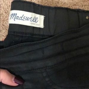 Madewell Skinny Wax Coated Jeans